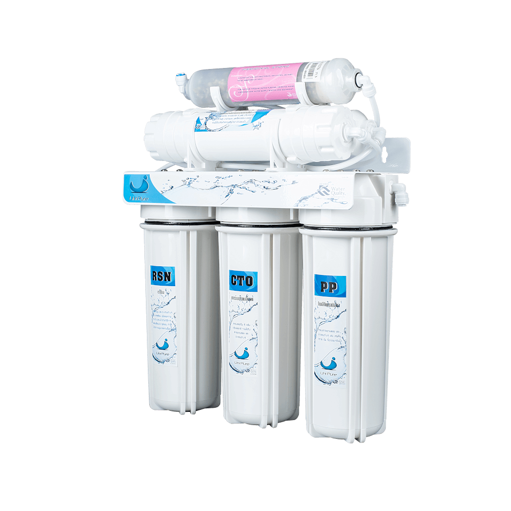 เครื่องกรองน้ำดื่ม  6 ขั้นตอน UNI PURE  รุ่น UNI-B6MI MINERAL FILTER_2